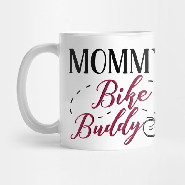 Bike Mom and Baby Matching T-shirts Gift by KsuAnn